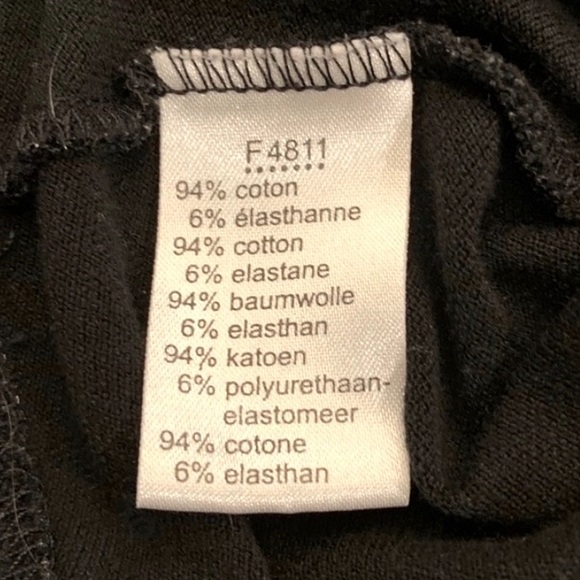 ❌SOLD❌LACOSTE Black Slim Fit Short Sleeve Pique Po - Picture 8 of 8